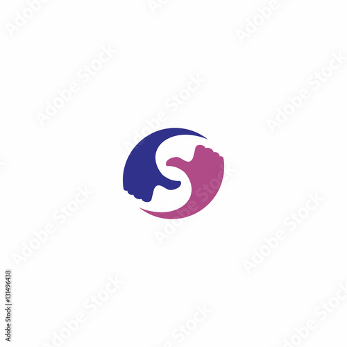 Letter S Thumb logo