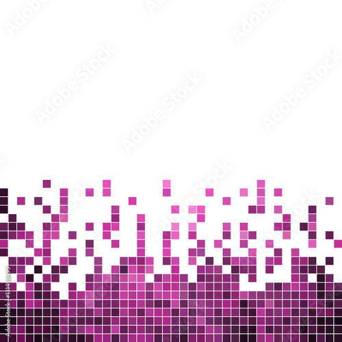 abstract vector square pixel mosaic background