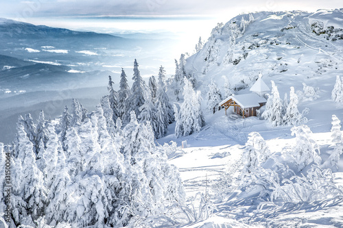 Winterlandschaft am Grossen Arber im Bayerischen Wald