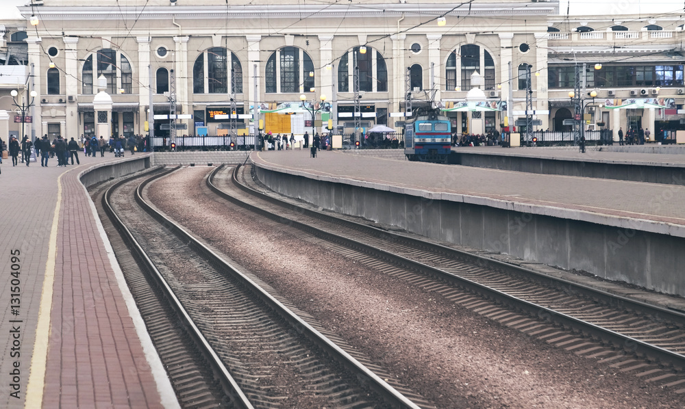 Fototapeta premium Modern railway station