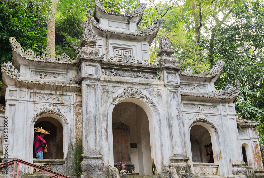 Chinesischer Tempel in der Innenstadt von Hanoi 