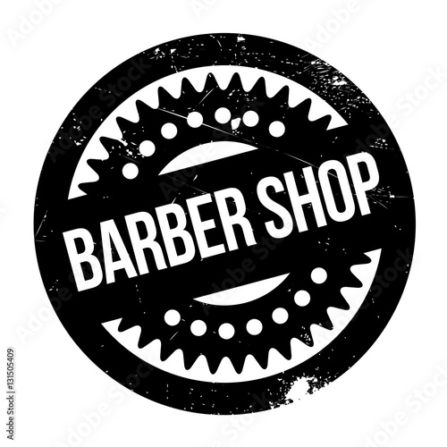 Barber shop stamp