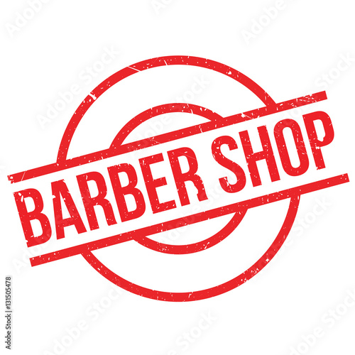 Barber shop stamp