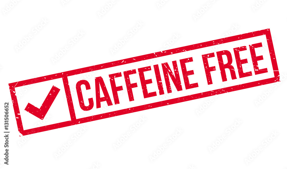 Caffeine free stamp