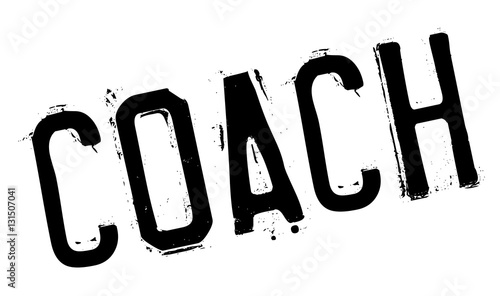 Coach rubber stamp