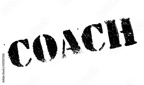 Coach rubber stamp