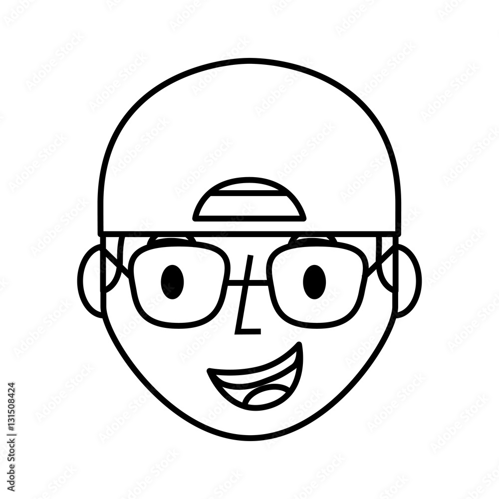 young man avatar character vector illustration design young man avatar character vector illustration design