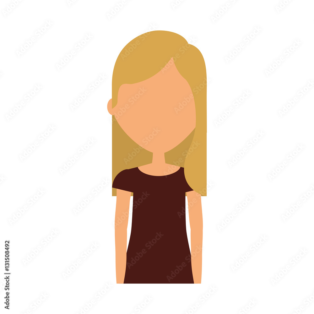 young woman avatar character vector illustration design young woman avatar character vector illustration design