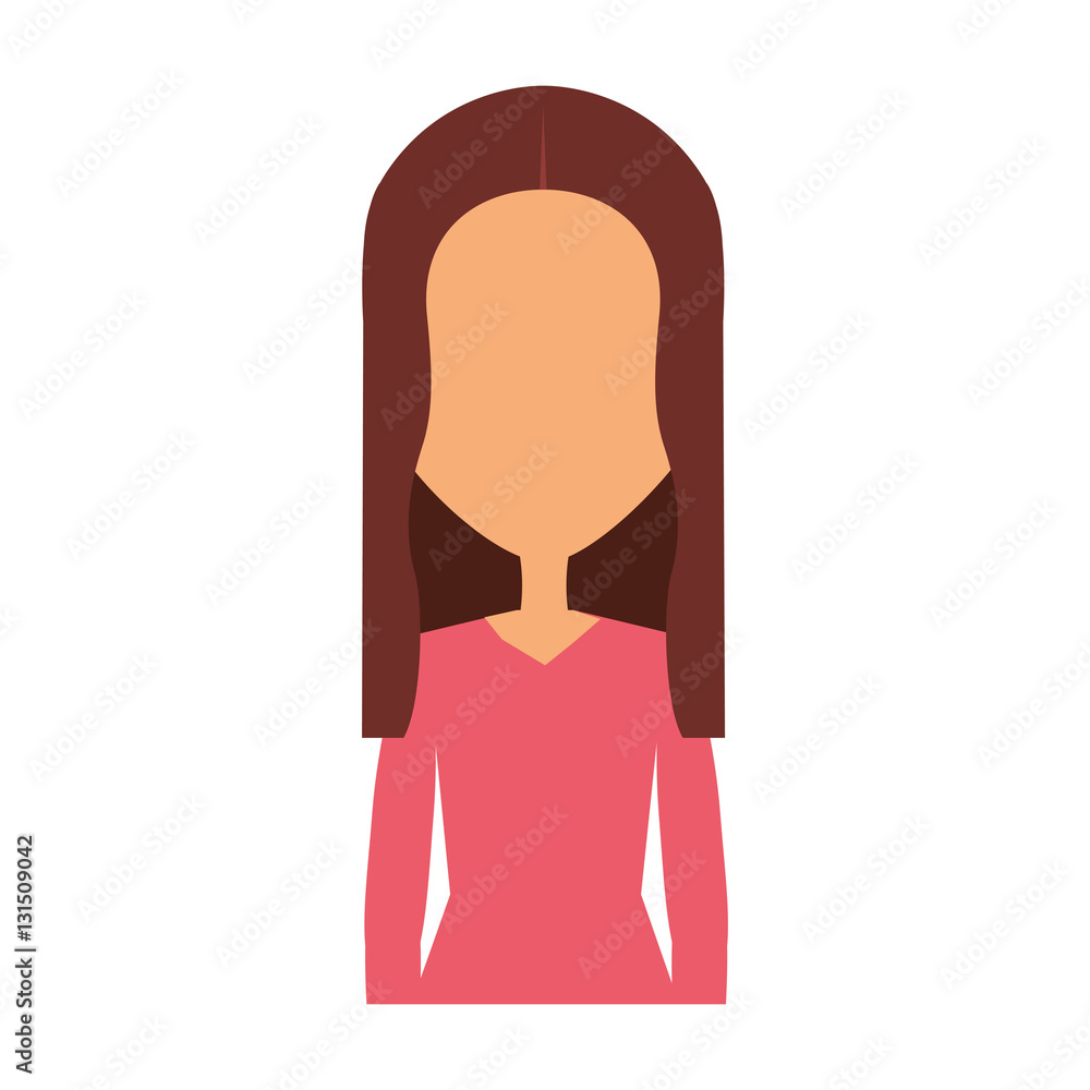 young woman avatar character vector illustration design young woman avatar character vector illustration design