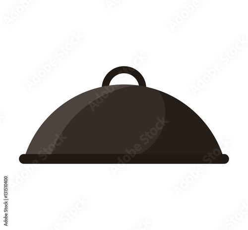 tray server isolated icon vector illustration design