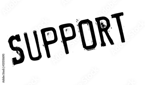 Support rubber stamp