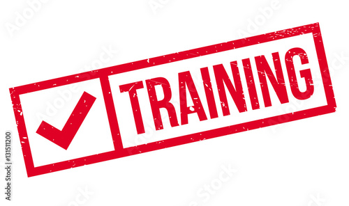 Training rubber stamp