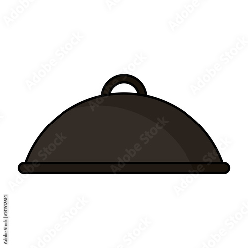 tray server isolated icon vector illustration design