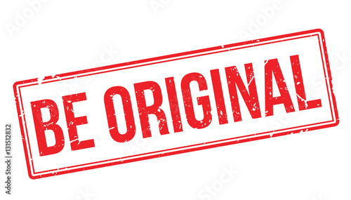 Be Original rubber stamp