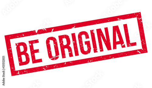 Be Original rubber stamp