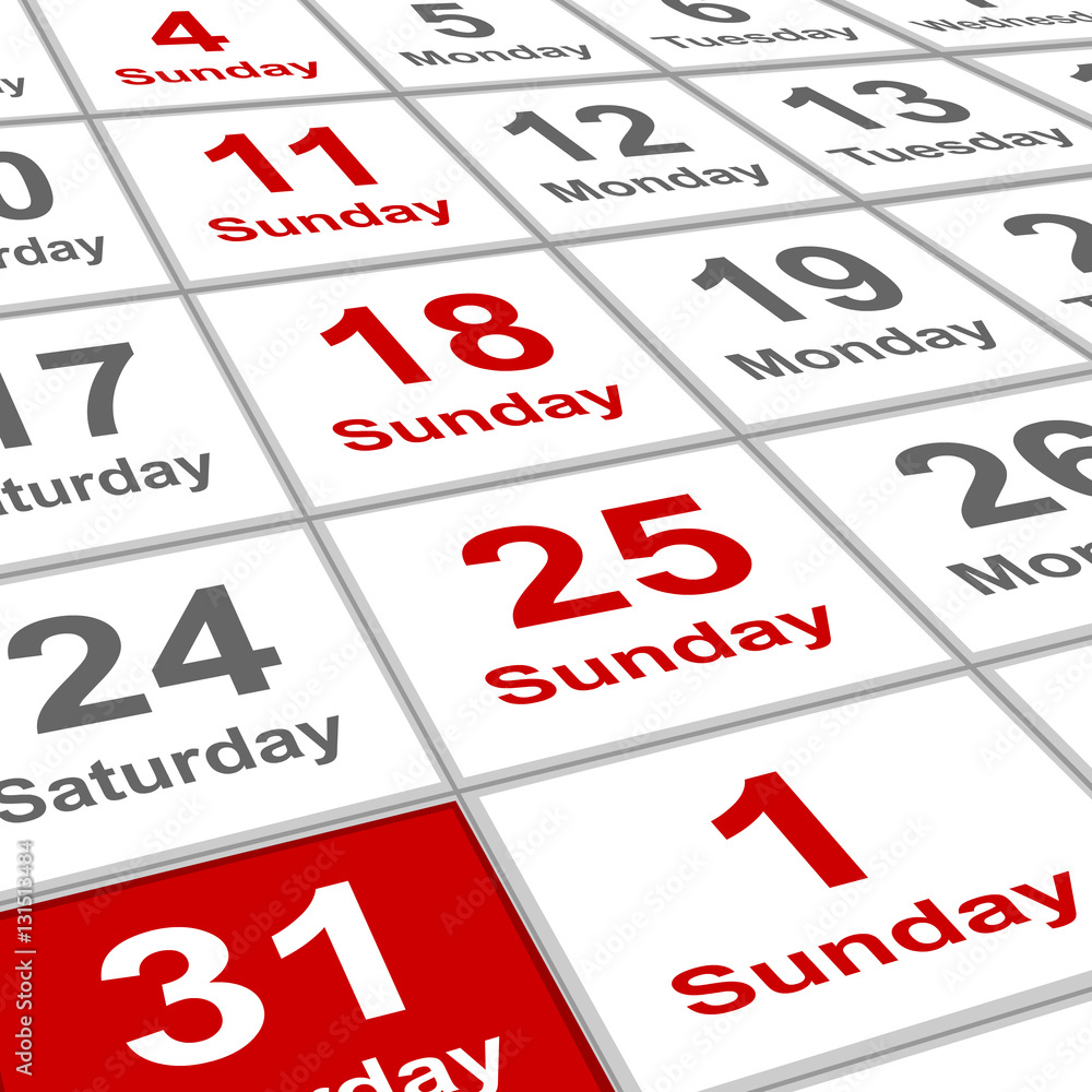 New Year's Eve planning calendar New Year's Eve planning calendar
