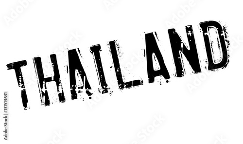 Thailand stamp rubber grunge