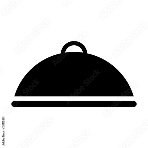 tray server isolated icon vector illustration design