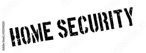 Home Security rubber stamp