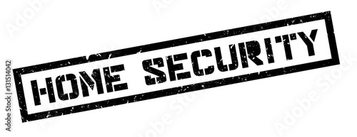 Home Security rubber stamp