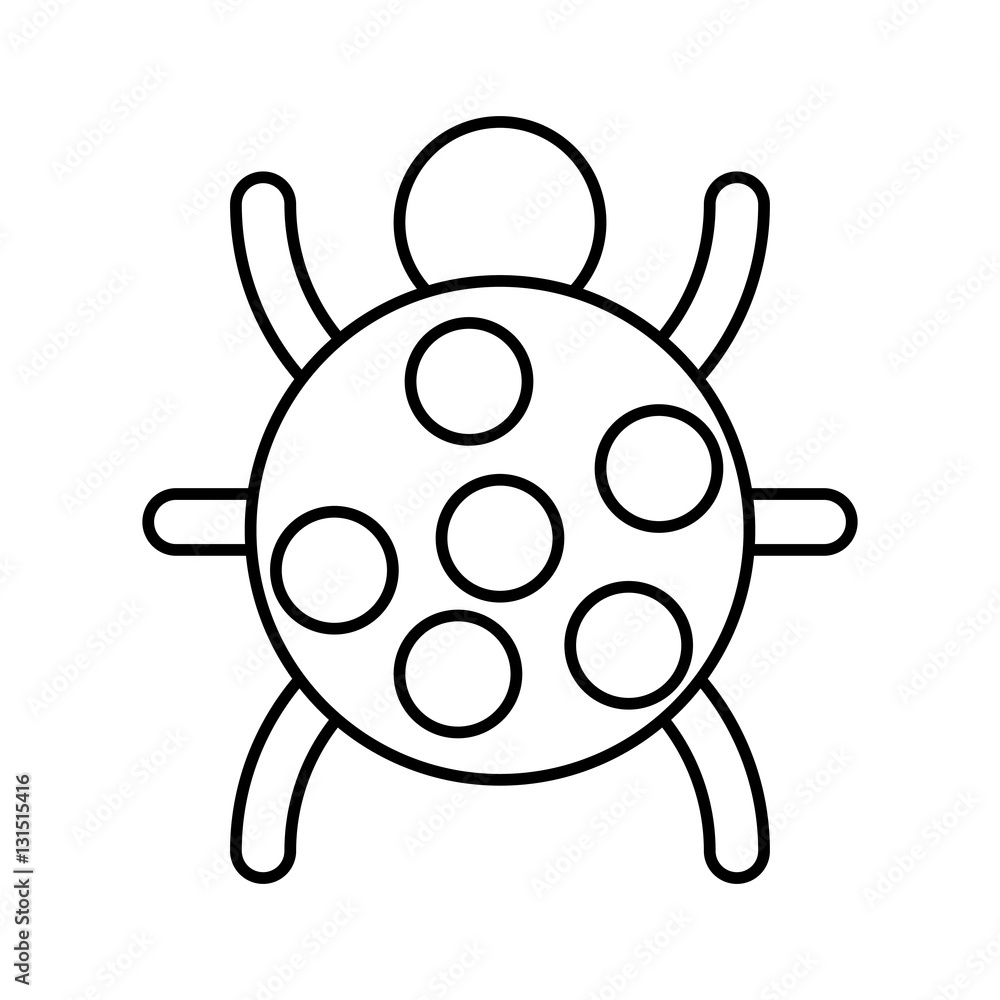 bug animal isolated icon vector illustration design bug animal isolated icon vector illustration design