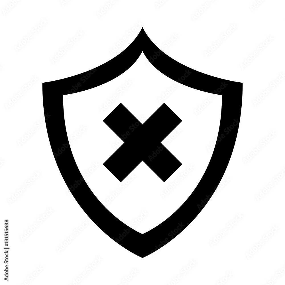 security shield isolated icon vector illustration design security shield isolated icon vector illustration design