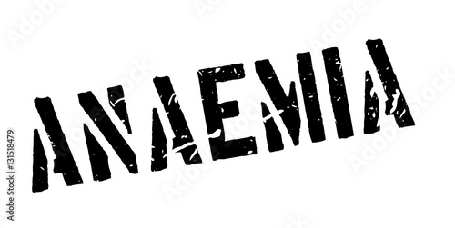 Anaemia rubber stamp