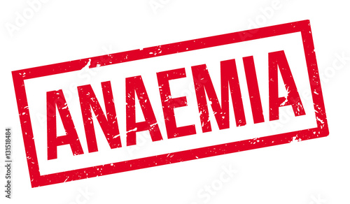 Anaemia rubber stamp