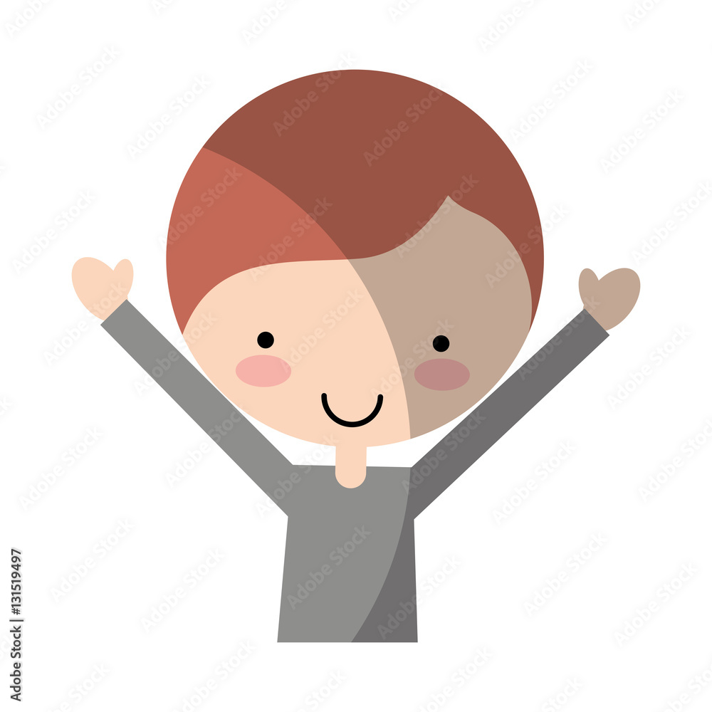 cute little man character vector illustration design cute little man character vector illustration design