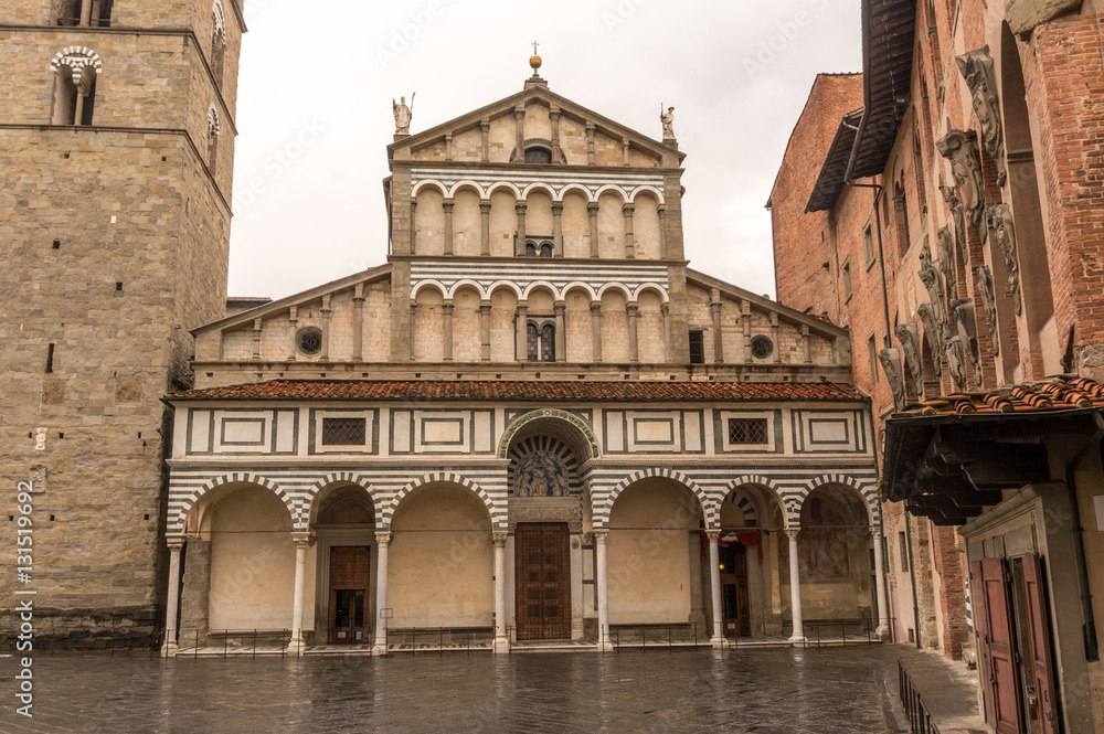 St .Zeno Cathedral in Pistoia, Italy