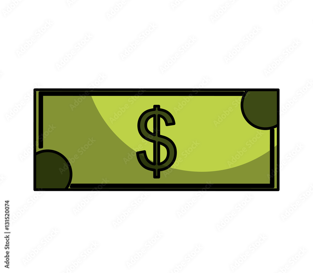 bill dollar isolated icon vector illustration design bill dollar isolated icon vector illustration design