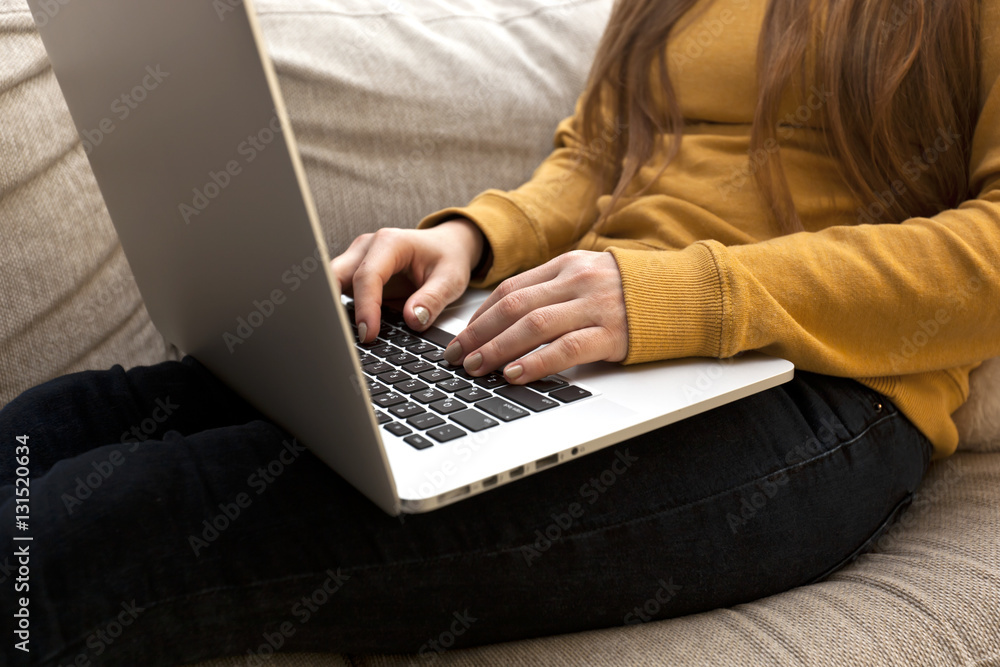 Naklejka premium Woman