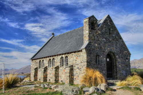 Church of the Good Shepherd on the shores of Lake Tekapo, New Zealand