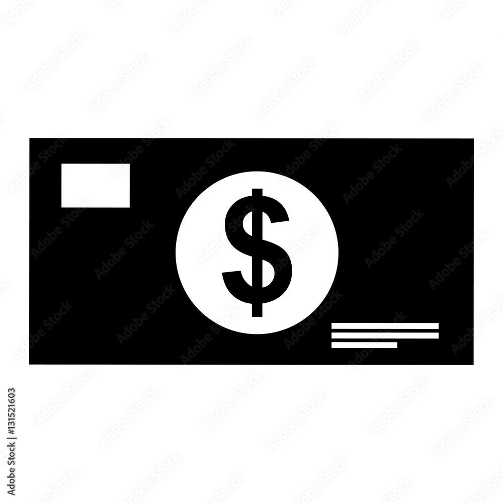 bill dollar isolated icon vector illustration design bill dollar isolated icon vector illustration design