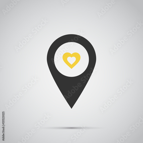 Free Download heart icon. vector illustration - GFXLoad