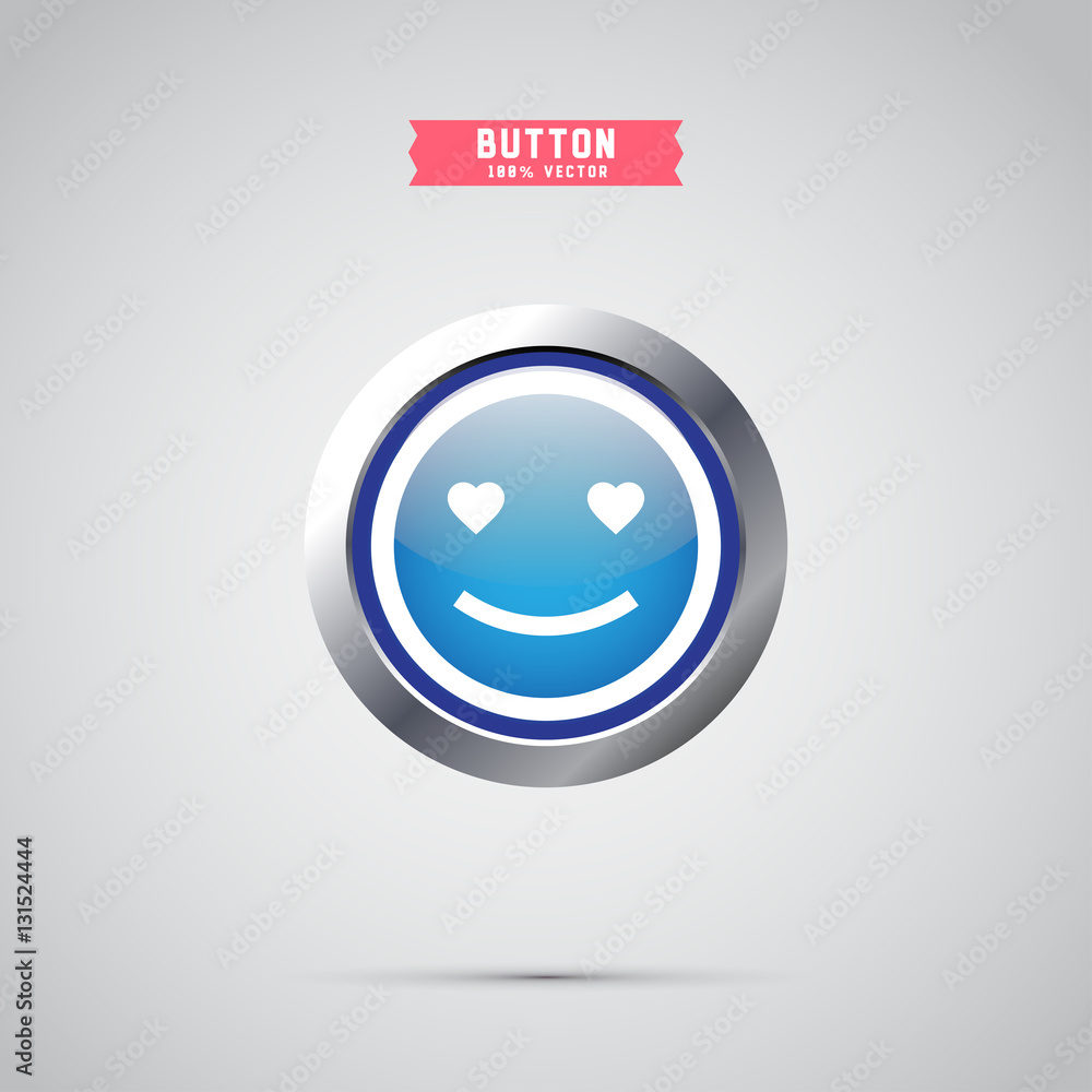 Smile in love emoticon Smile in love emoticon