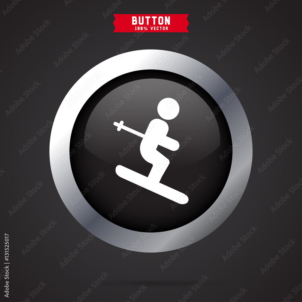 skier icon design skier icon design
