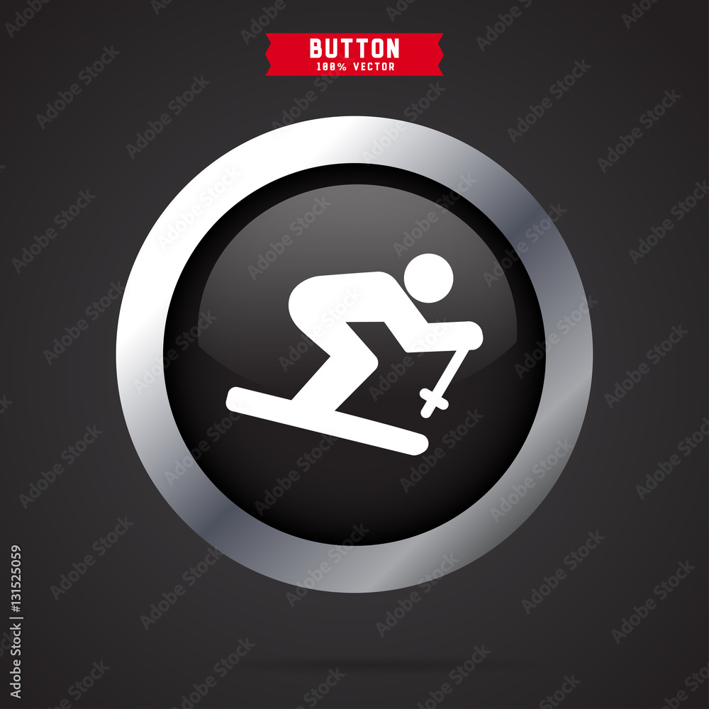 skier icon design skier icon design