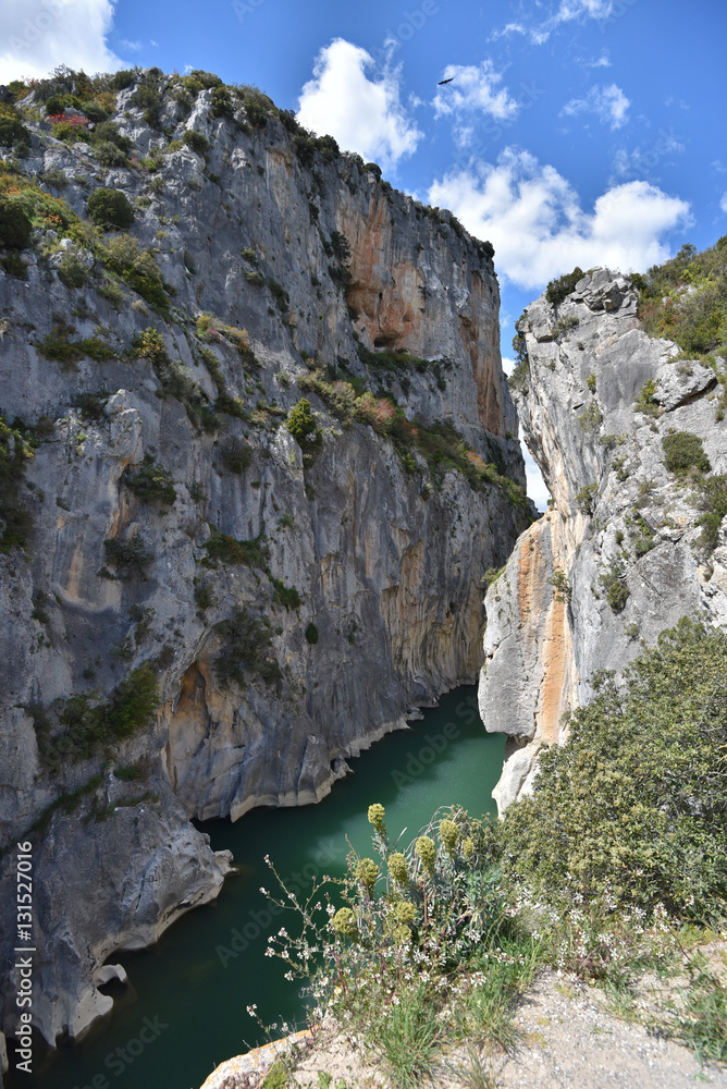 Famous Spanish canyon Foz de Lumbier