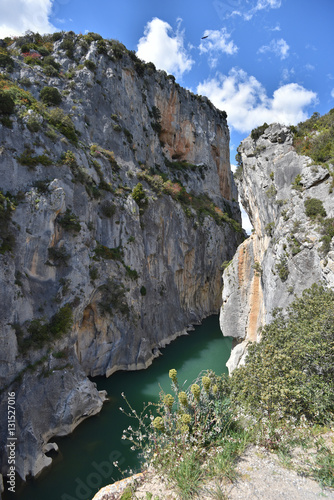 Famous Spanish canyon Foz de Lumbier