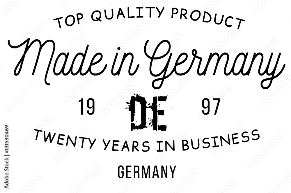 Obraz premium Made in Germany stamp 