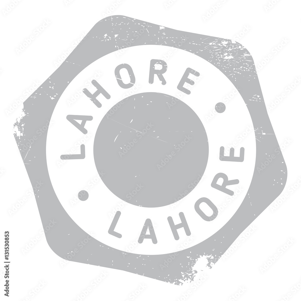Fototapeta premium Lahore stamp rubber grunge