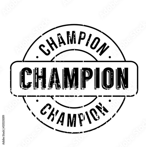 Champion rubber stamp