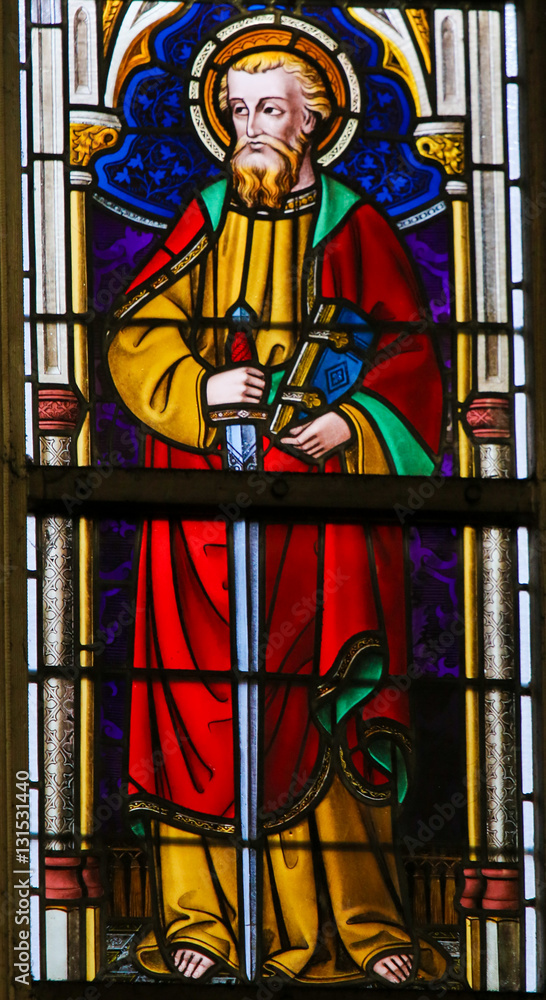 Fototapeta premium Stained Glass - Saint Paul