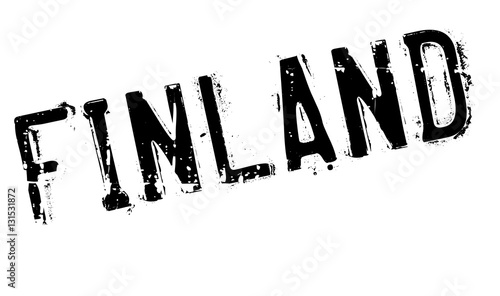 Finland stamp rubber grunge