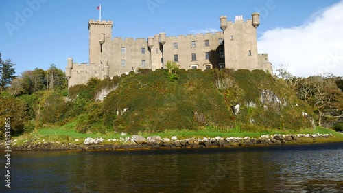 Dunvegan castle on the Isle of Skye - the seat of the MacLeod of MacLeod, Scotland, UK  photo