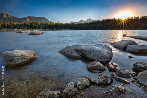 Entire lake to ourselves - Moraine Lake
