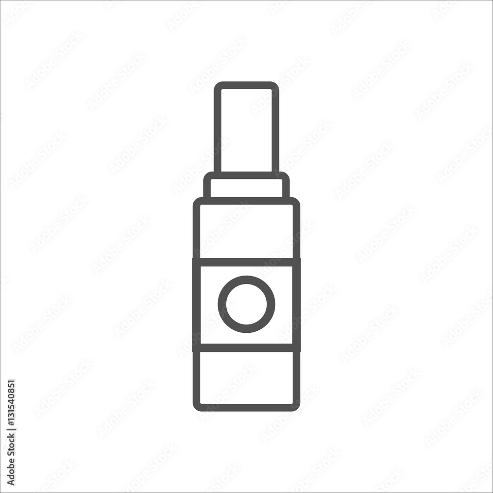 Women lubricating gel or Female lubricant linear icon Women lubricating gel or Female lubricant linear icon