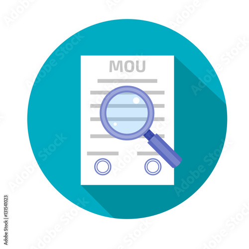 Memorandum of understanding MOU, icon