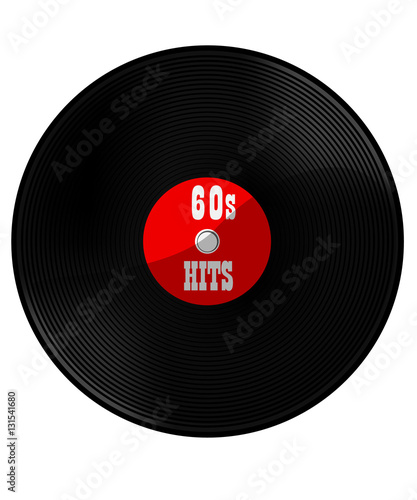 Vinyl record 60s hits